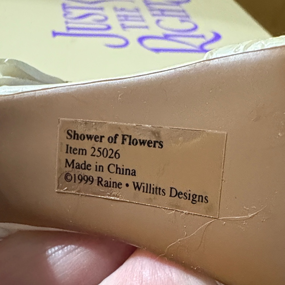Just The Right Shoe Ivory Floral Heels - Picture 5 of 5